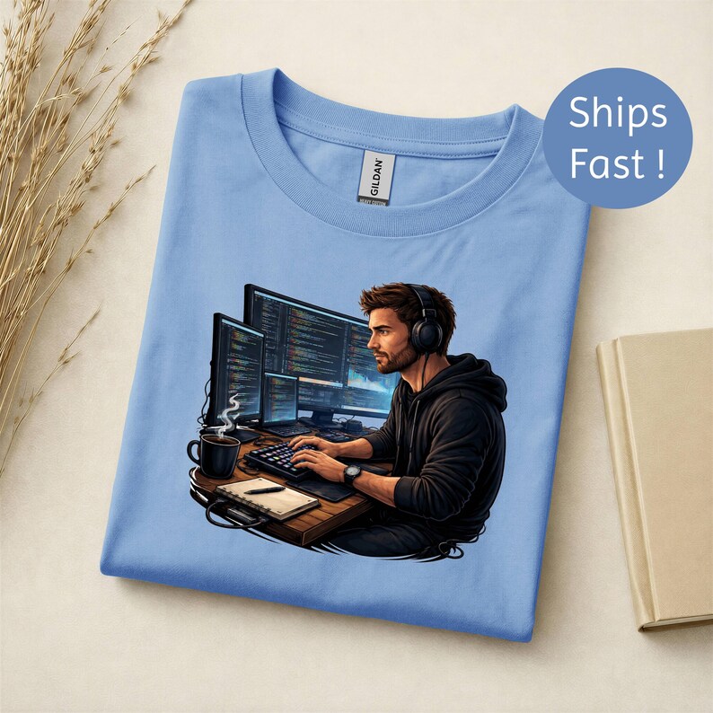 Koszulka programisty, prezent dla programisty, koszulka dla programisty zdjęcie 6