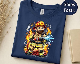 Shirt brandweerman, cadeau brandweerman, T-shirt brandweer