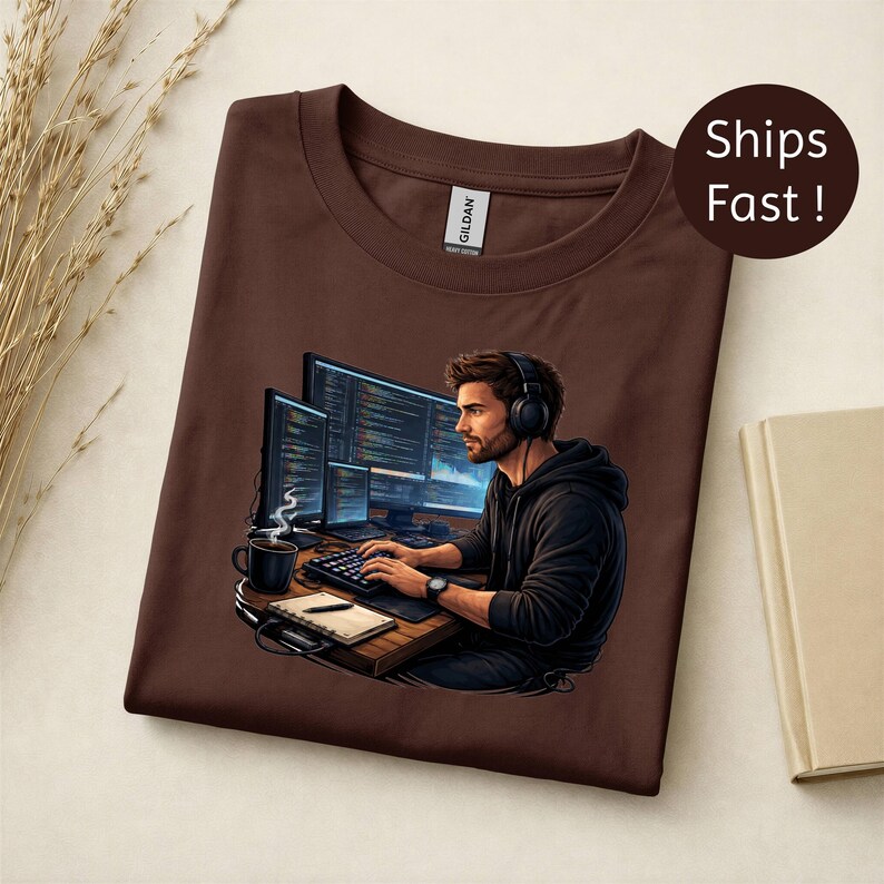 Koszulka programisty, prezent dla programisty, koszulka dla programisty zdjęcie 5