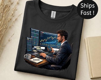 Shirt Day Trader, beurscadeau, T-shirt voor ruilen