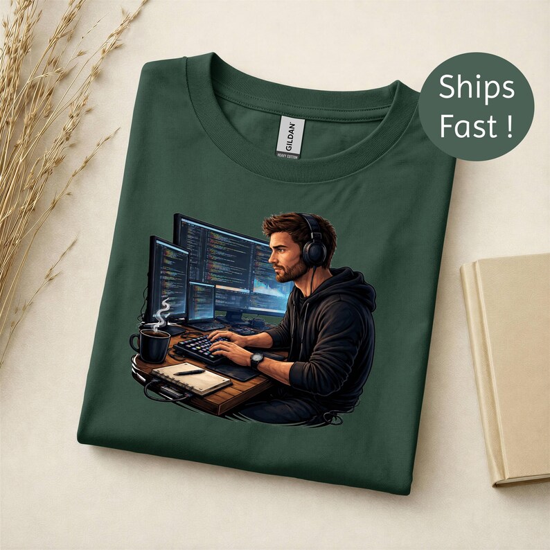 Koszulka programisty, prezent dla programisty, koszulka dla programisty zdjęcie 3