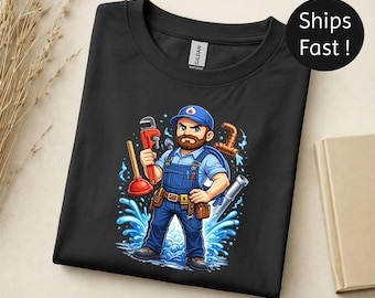 Shirt loodgieter, grappig loodgietercadeau, T-shirt loodgieter