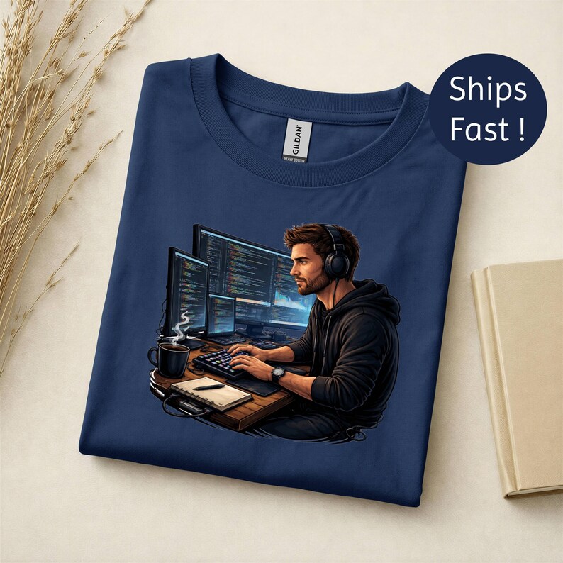 Koszulka programisty, prezent dla programisty, koszulka dla programisty zdjęcie 4
