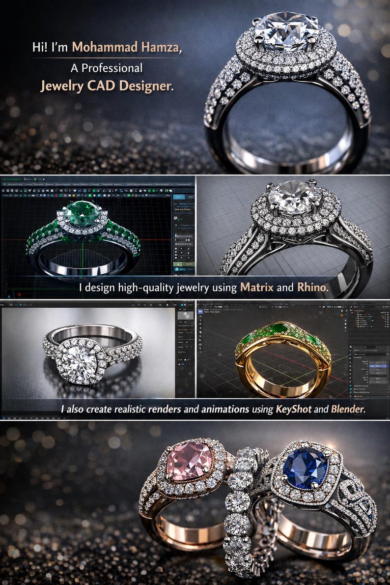 Customize Engagement Ring Design/wedding Band, Ring Artistic Sketch ...