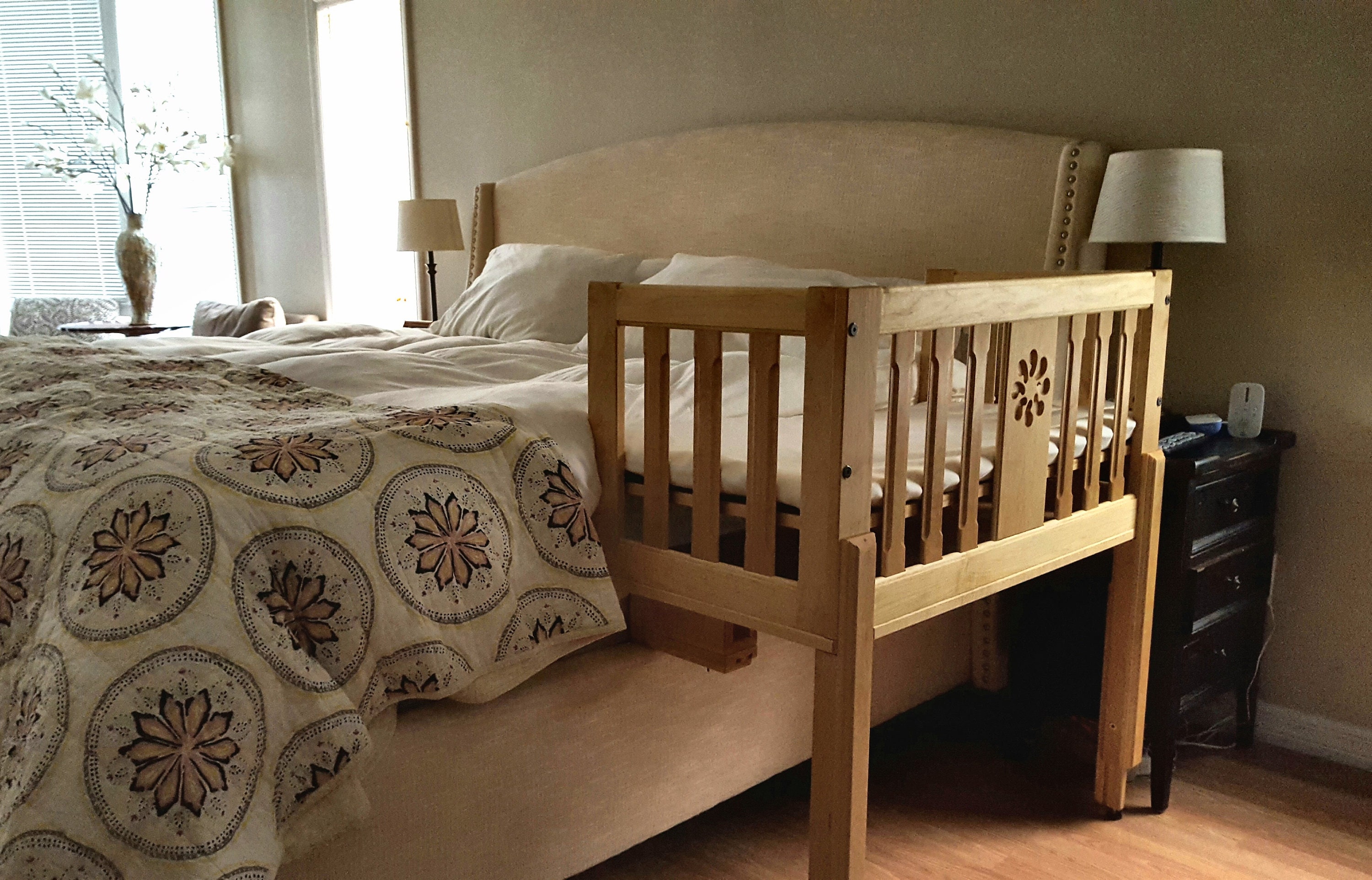 rosette sidecar baby bed