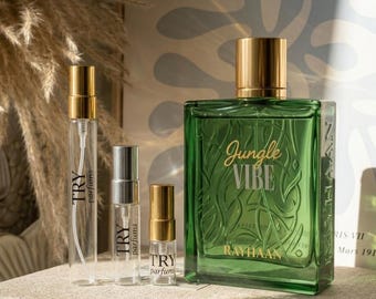 Rayhaan Jungle Vibe Perfume Decant • Green Fig Sandalwood • Sample Travel Spray