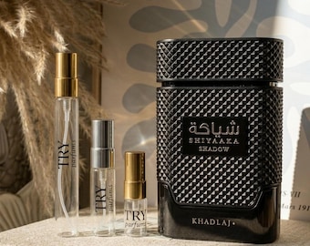 Khadlaj Shiyaaka Shadow Sample • Grapefruit Pink Pepper Patchouli • Men's Perfume Decant • 2ml 5ml 10ml Glass Atomizer • Travel Spray