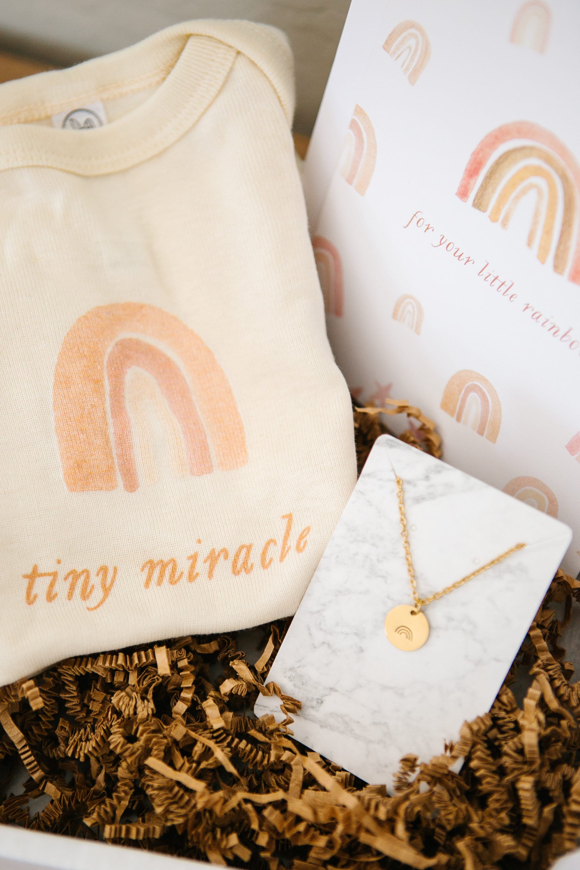 Rainbow Baby Gift Box Care Package New Baby Gift for After Etsy