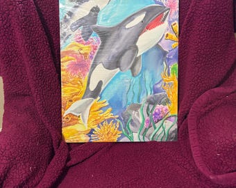 Una ballena en el océano