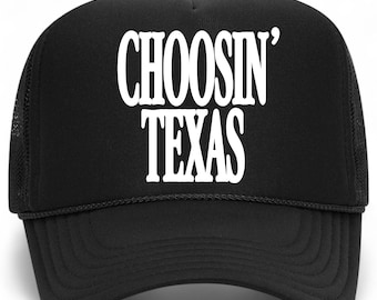 Choosin' Texas-hoed (zwart poly)