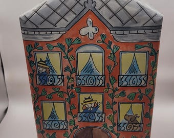 Vintage Madeline 12” Paris Doll House Carrying Case Closet 1999 Eden Storage Toy