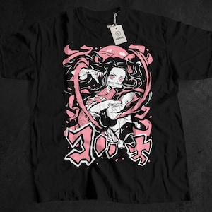 Unisexowa odzież uliczna z motywem anime, koszulka z japońską mangą, top z grafiką samurajską, koszulka z motywem kultury otaku, klimaty serii akcji, prezent dla chłopaka, odzież z motywem anime