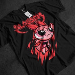 Powerpuff Girls-T-shirt, jaren 90 toon, Bubbles Blossom Buttercup, Mojo Jojo, cadeau voor kind