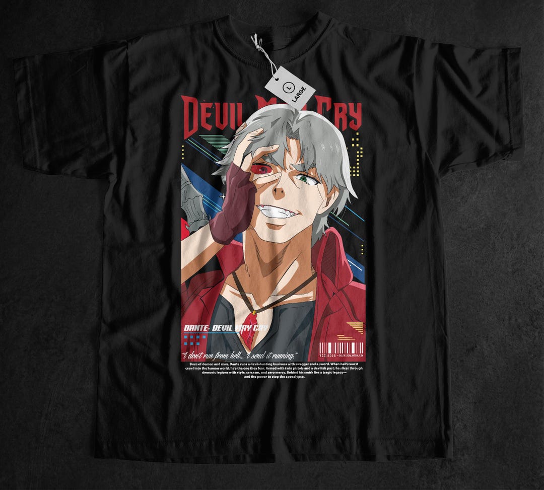 Devil May Cry Unisex Tee, DMC, Dante, Vergil, Arcade, Console, Gift for ...