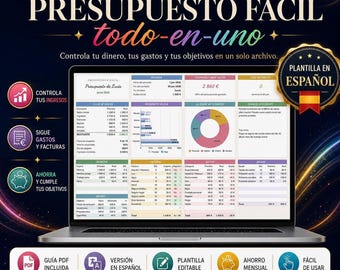 Plantilla de Presupuesto Mensual en Excel y Google Sheets | Finanzas Personales, Gastos, Ahorros y Deudas