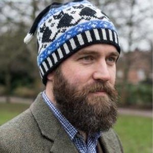 Black Cats Beanie Knitting Pattern PDF | Halloween Cat Hat | Stranded Colorwork Beanie | Winter Knit Hat Pattern | DIY Knit Hat Tutorial