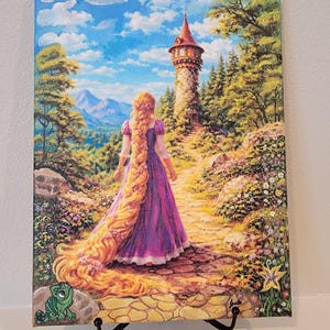 Rapunzel Painting Canvas Hand Painted - Etsy