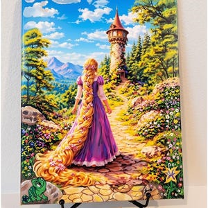 Rapunzel Painting Canvas Hand Painted - Etsy