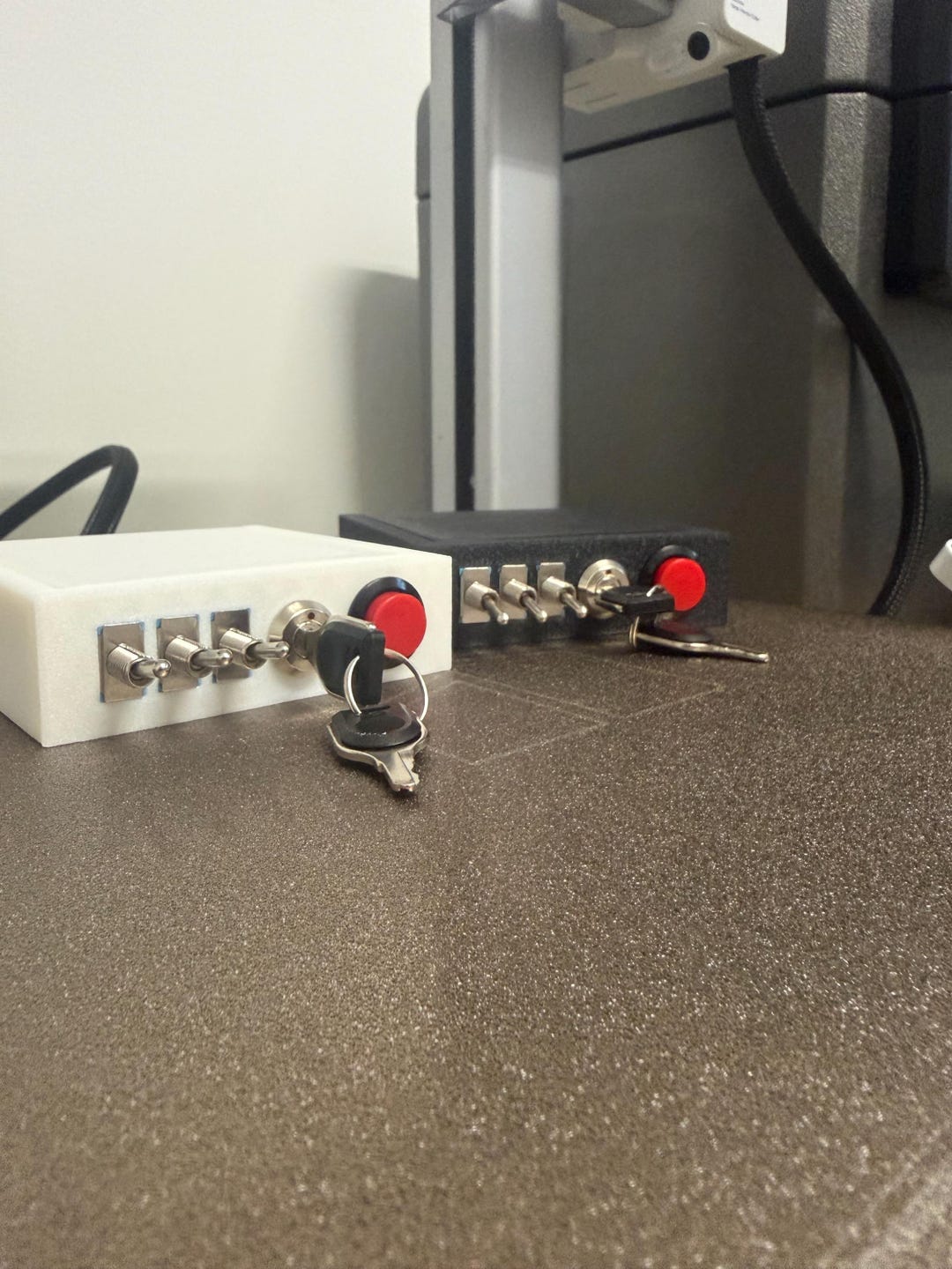 Pc Power Button Module (3 Lever Switches, 1 Key Toggle, 1 Push Button ...