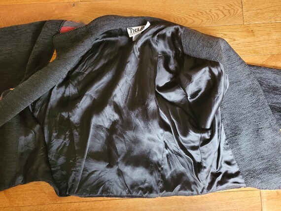 Vintage Treadle Jacket - Patchwork Cropped Style … - image 7