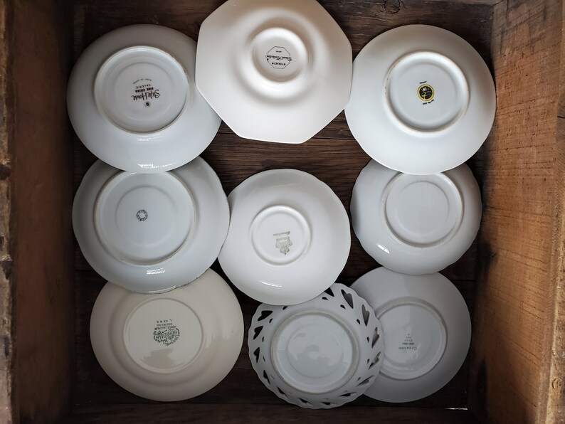 Set of 9 Vintage China Tea Cups and Saucers Hutch Etsy