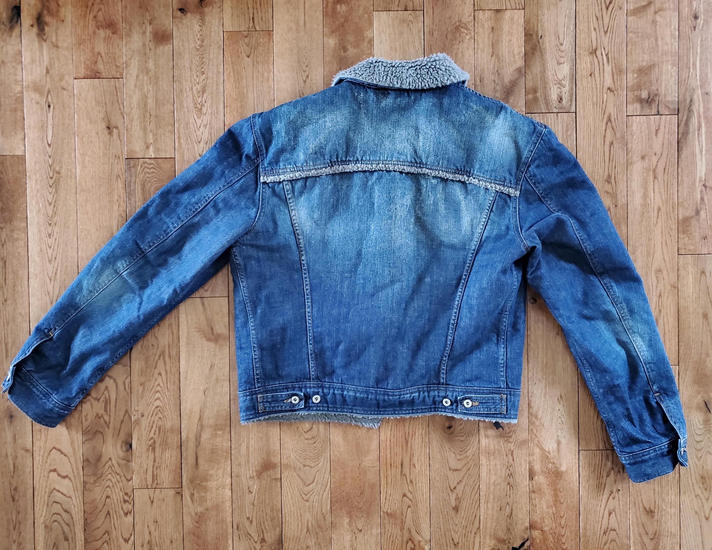 Dolce & Gabbana Early 2000's Denim Jacket - Sherling Lined Dolce & Gabbana Early 2000's Denim Jacket - Sherling Lined