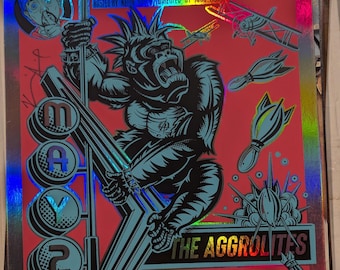 Variant Screenprint: Wrong Reasons, Kevin Smith & Aggrolites at Punk Rock Bowling, by Robbie Bauer
