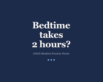 ADHD Bedtime Planner for Boys | Wind Down Chart and Parent Scripts Printable | Ages 6-12
