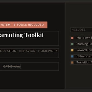 ADHD Parenting Toolkit Bundle | Behavior Charts, Reward System, Calm Down Tools (Digital Download)
