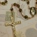 Bry Marie reviewed St. Jude Catholic Rosary Peridot Cathedral Beads with Gold Crucifix