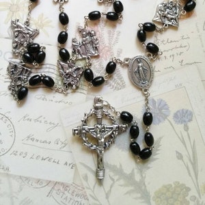 Stations of the Cross Rosary Chaplet Catholic Way of the Cross Handmade