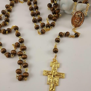 Franciscan Crown Rosary or the Rosary of the Seven Joys of the Blessed Virgin Handmade