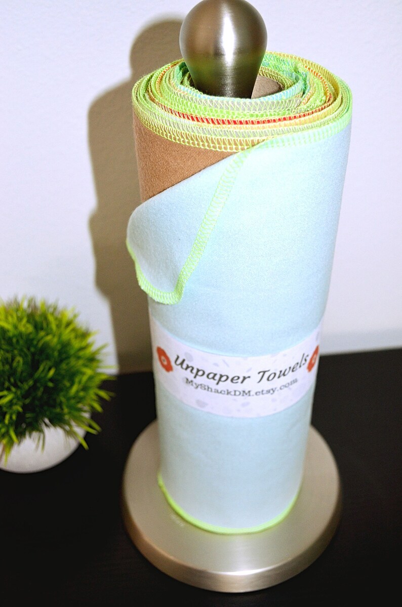 PAPERLESS TOWELS & Paper Tube Reusable Kitchen Towels Etsy