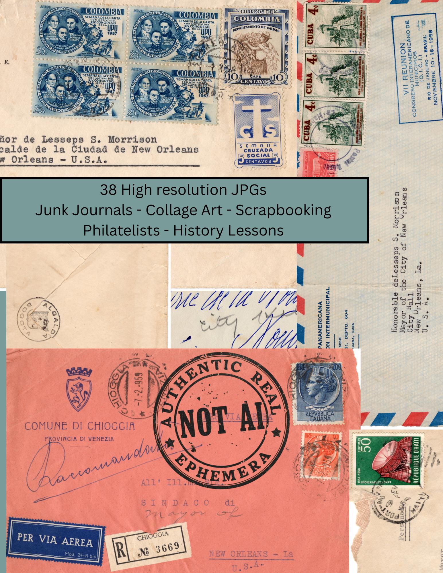 Postal Stamp Album - Etsy display picture 1