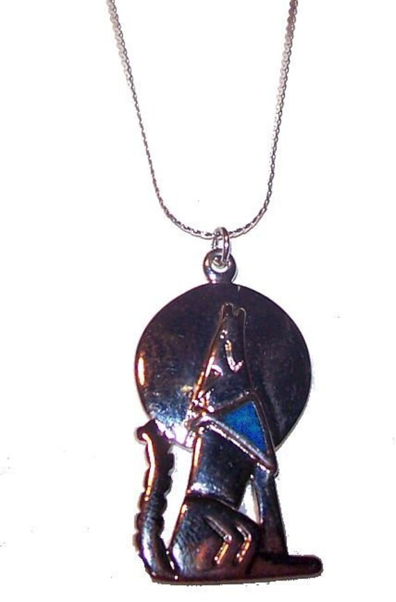 Turquoise Howling Wolf 925 Sterling Pendant Native American - Native American Wolf Pendant Turquoise Howling Wolf 925 Sterling Pendant Native American - Native American Wolf Pendant