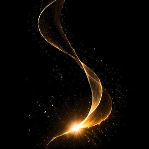 Black Gold Soft Light Flow Wall Art, Minimalist Abstract Calm Decor, Elegant Subtle Glow, Quiet Luxury Printable