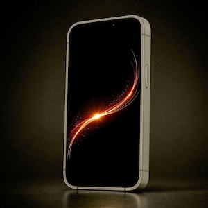 Black Gold Phone Wallpaper, AMOLED Lock Screen, Minimal iPhone & Android Wallpaper