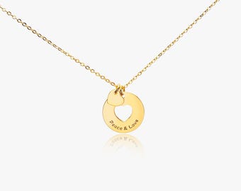 634.  Love Heart Sharing Pendant