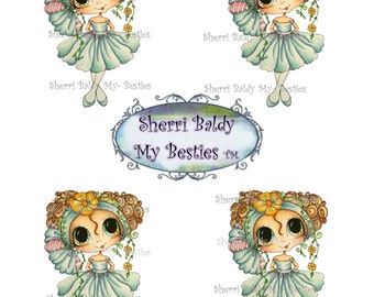 INSTANT DOWNLOAD Big Eye Big Head Dolls NEW Pinkie Bestie 3D Deco JT4wm Color Printable Sheet My Besties By Sherri Baldy