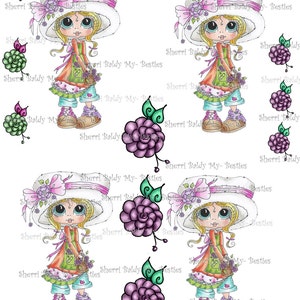 Descarga instantánea del kit de decoupage 3D "Bonnie Bestie" de Sherri Baldy.