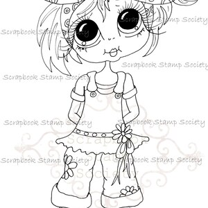 NATYCHMIASTOWE POBIERANIE Cyfrowe znaczki cyfrowe Duże oko Duża głowa Lalki Messy Bessy Moje najlepsze przyjaciółki Digi Miss Img741 autorstwa Sherri Baldy