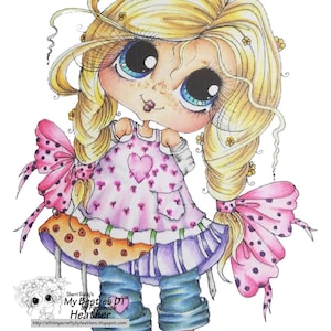 DOWNLOAD INSTANTÂNEO Carimbos Digitais Big Eye Big Head Dolls NOVO Besties img165 My Besties Por Sherri Baldy