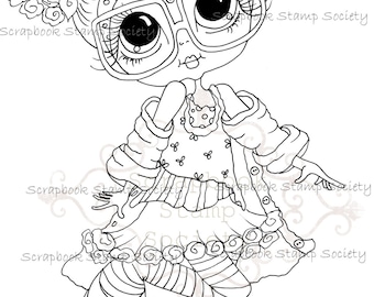 SOFORTIGER DOWNLOAD Digitale Digi Stamps Big Eye Big Head Dolls Messy Bessy IMG798 My Besties von Sherri Baldy