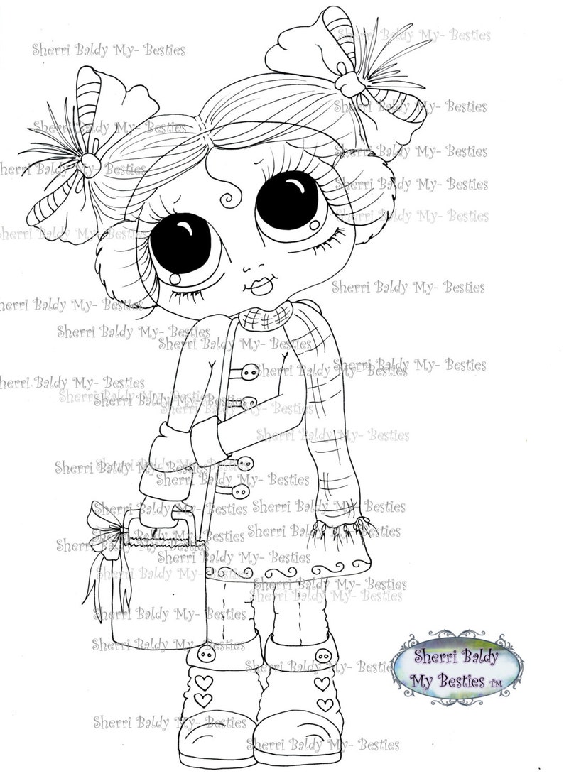 Download Instant Download Digital Digi Stamps Big Eye Big Head Dolls Img0942 Bestie By Sherri Baldy Clip Art Art Collectibles Delage Com Br