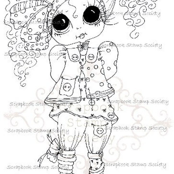 SOFORTIGER DOWNLOAD Digitale Digi Stamps Big Eye Big Head Puppen Digi My Besties Calico Callie IMG700 Von Sherri Baldy