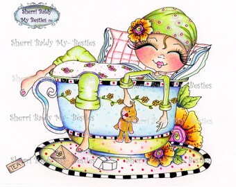 INSTANT DOWNLOAD Digital Digi Stamps Big Eye Big Head Dolls NEW Sweet Treats Besties Img635 My Besties By Sherri Baldy