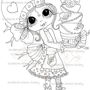 DIRECT DOWNLOADEN Digitale Digi Stamps Big Eye Big Head Dolls My Besties Digi IMG785 door Sherri Baldy