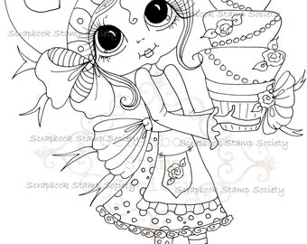 INSTANT DOWNLOAD Digital Digi Stamps Big Eye Big Head Dolls My Besties Digi IMG785 By Sherri Baldy