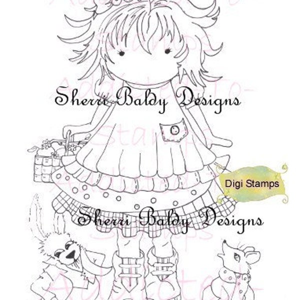 Digi Stamps Lil Sweeties First Day Of Spring By Sherri Baldy