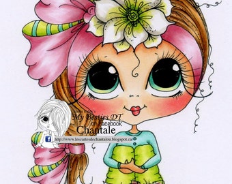 INSTANT DOWNLOAD Digital Digi Stamps Big Eye Big Head Dolls NEW Besties img707 My Besties By Sherri Baldy